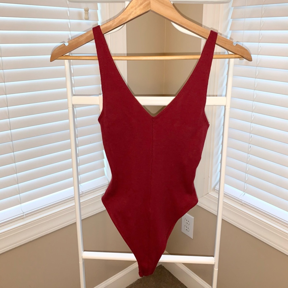Forever21  Deep Red bodysuit